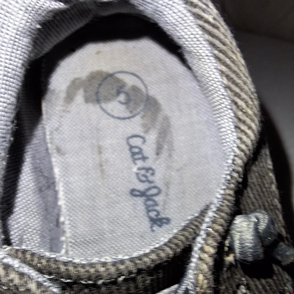 Toddler Gray Bobby Slip-On Cat & Jack - SIZE 5 Kidcore Babycore Balletcore‎